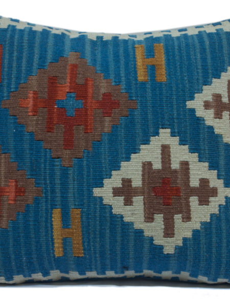 - 40x40 cm Authentic Cushion Square kilim handmade