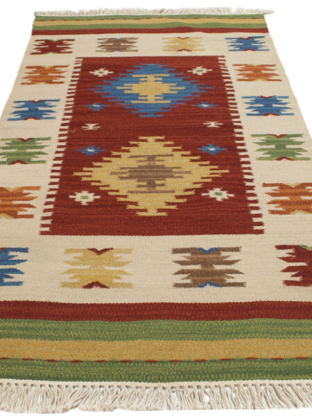 kilim Original Occasion Wool Cotton - 120x70 cm - (Galleria Farah197