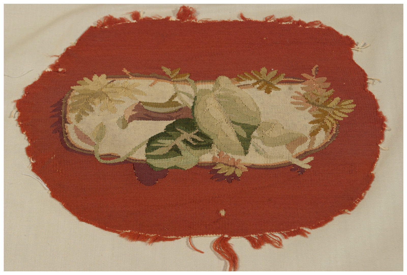 Antique Tapestry French (cm 27x17)- () - Image 3