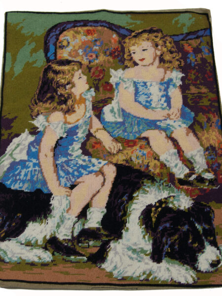 Aubusson Needl point classic Teppich francia Design 69X54 cm