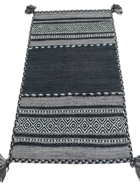 kilim Lory tribal 100% Cotton, indiano, handmade 150x90 cm Machine Washable