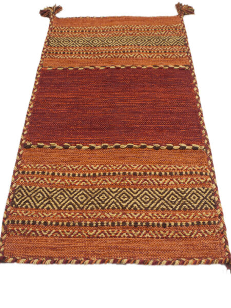 kilim Lory tribal 100% Cotton, indiano, handmade 150x90 cm Machine Washable
