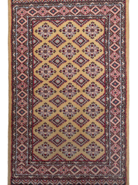 126x78 cm Rug Authentic Original Knotted a Hand Wool Kashmir Pakistan
