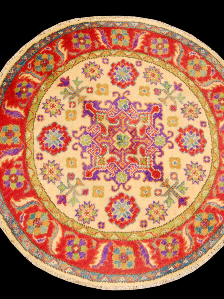 Hand knotted carpet Ghazni / Kazak - 98x98 cm