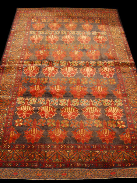 Genuine, Original Pure Wool Rug Rustic Handmad Carpet cm 191x115