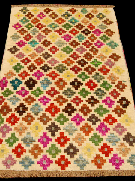 TAIMANY Original Pure Wool Rug / Modern Handmad Carpet 132X90 cm