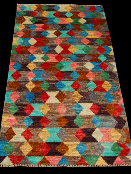 TAIMANY Original Pure Wool Rug / Modern Handmad Carpet 130X80 cm