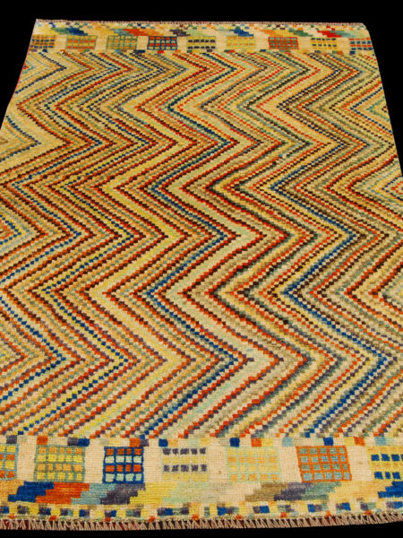 TAIMANY Original Pure Wool Rug / Modern Handmad Carpet 180X119 cm