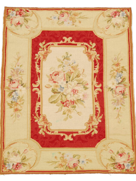 Tapestry / Aubusson Pekin / Needl Point (Hand Made) 92x61 cm