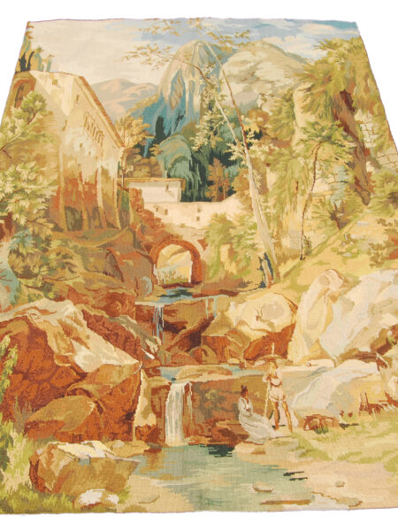 Tapestry / Aubusson Pekin / Needl Point (Hand Made) 175x121 cm