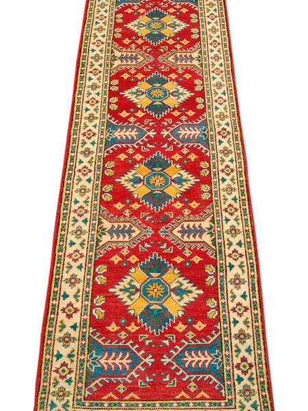 Hand knotted carpet Ghazni / Chubi - Runner cm 300x80