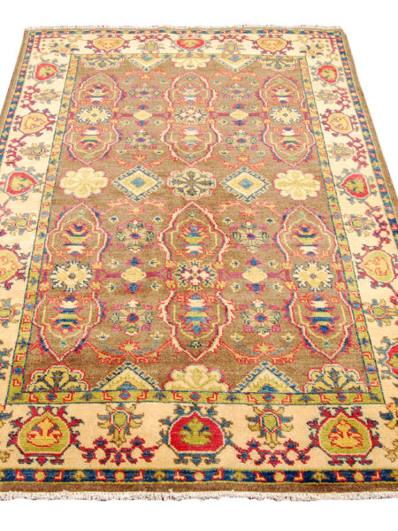 Hand knotted carpet Ghazni / Chubi - Brown cm 185x120