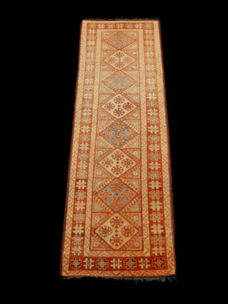 Hand knotted carpet Ghazni / Kazak - 270x80 cm