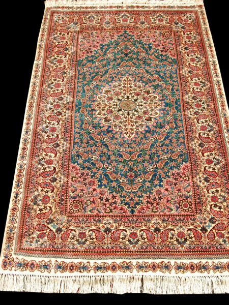 Rug Carpet Rug Teppich Alfombra Hereke Cina cm 154x93