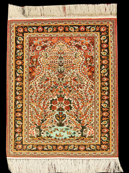 Rug Carpet Rug Teppich Alfombra Hereke Cina cm 125x80