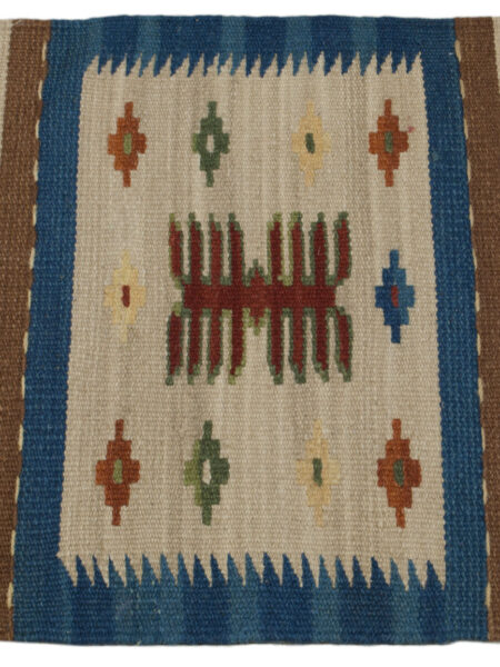40x40 cm Tappetino kilim India Occasione Wool Cotton #