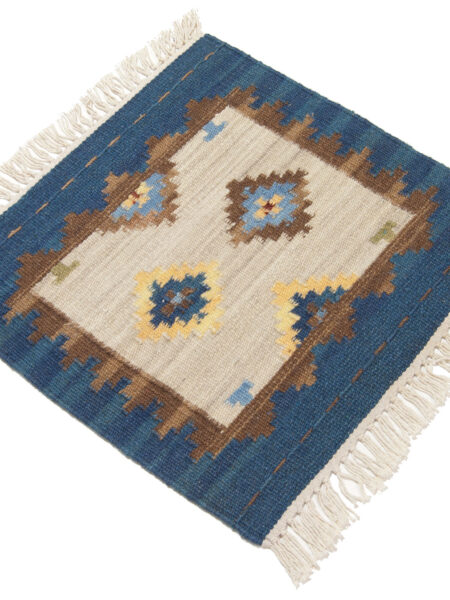 40x40 cm Tappetino kilim India Occasione Wool Cotton