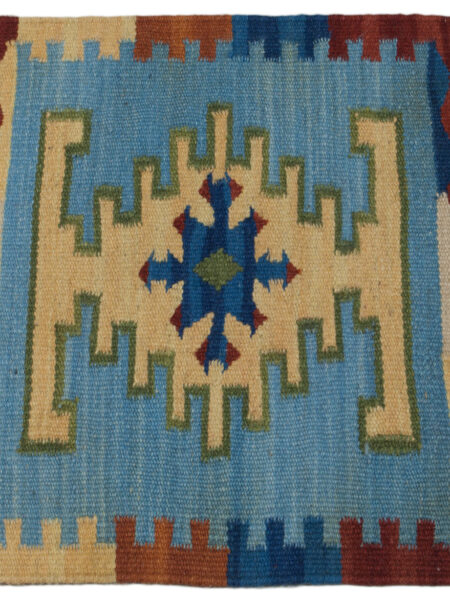 40x40 cm Tappetino kilim India Occasione Wool Cotton #