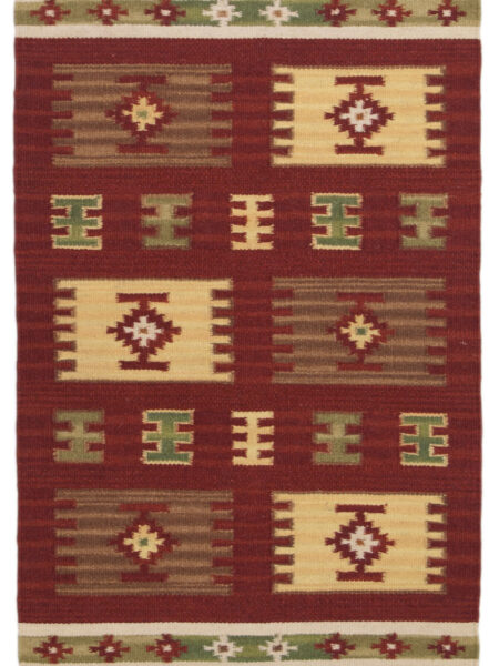 kilim India Occasion Tappis Teppich Rugs 110x60 cm