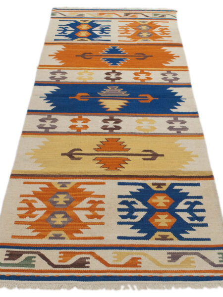 kilim indiano Modern Authentic Original 198x69 cm