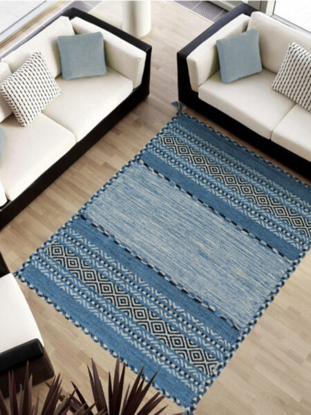 kilim Lory tribal 100% Cotton, indiano, handmade 150x90 cm