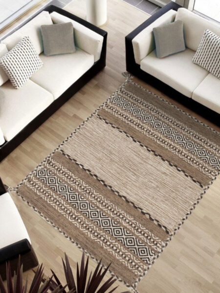 kilim Lory tribal 100% Cotton, indiano, handmade 200x140 cm