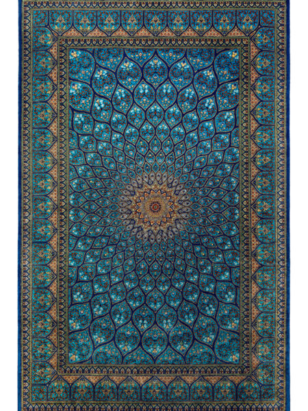 Qom Silk Single Medallion Domical